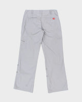 Vintage Y2K 00s The North Face Women's Pale Grey Low-Rise Canvas Bootcut Cargo Hiking Trousers - W32 L32