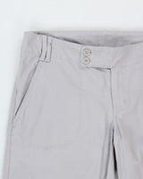 Vintage Y2K 00s The North Face Women's Pale Grey Low-Rise Canvas Bootcut Cargo Hiking Trousers - W32 L32