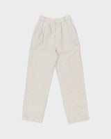 Reformation Linen High Waisted Relaxed Leg Trousers - W23 L27
