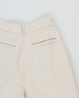 Reformation Linen High Waisted Relaxed Leg Trousers - W23 L27
