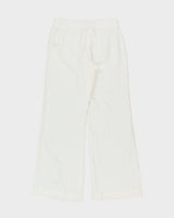 Vintage 2000s DKNYc Wide Leg Linen Trousers - W30 L32