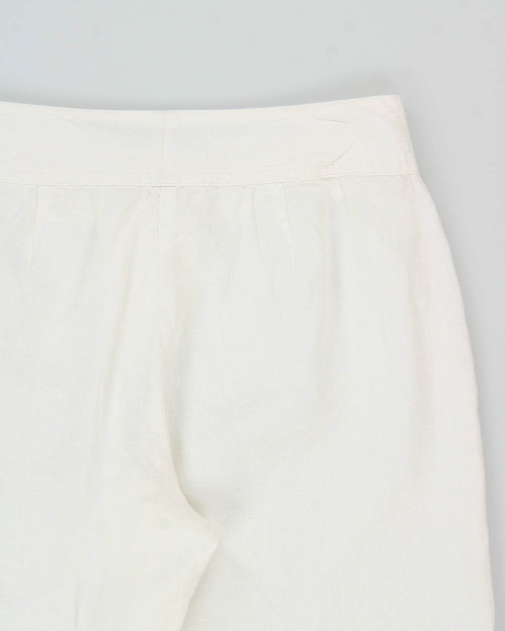Vintage 2000s DKNYc Wide Leg Linen Trousers - W30 L32