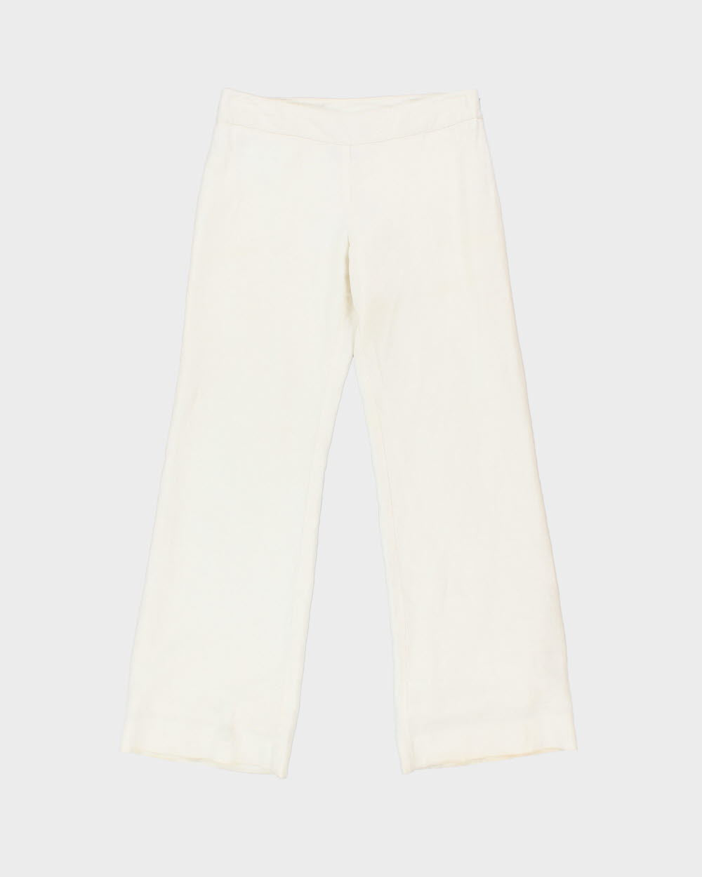 Vintage Tory Burch Mid-rise Relaxed Fit Linen Trousers - W30 L29