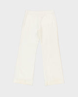 Vintage Tory Burch Mid-rise Relaxed Fit Linen Trousers - W30 L29