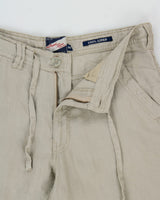 Vintage Y2K 2000s Point Zero Linen Drawstring 2-in-1 Trousers - W34 L33