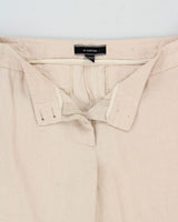Vintage Y2K 2000s Le Chateau Linen Blend Relaxed Fit Trousers - W32 L30