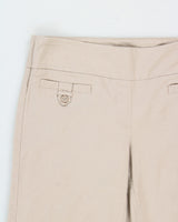 Vintage Y2K 2000s Reitmans Linen Blend Wide Bootcut Trousers - W30 L28