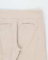 Vintage Y2K 2000s Reitmans Linen Blend Wide Bootcut Trousers - W30 L28