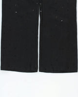 Vintage Y2K 2000s Willi Smith Linen Sequin High Waisted Relaxed Fit Trousers - W28 L30