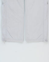 Vintage Y2K 00s Armani Exchange Women's Baby Blue Low-Rise Re;axed Straight Leg Canvas Cargo Trousers - W28 L32