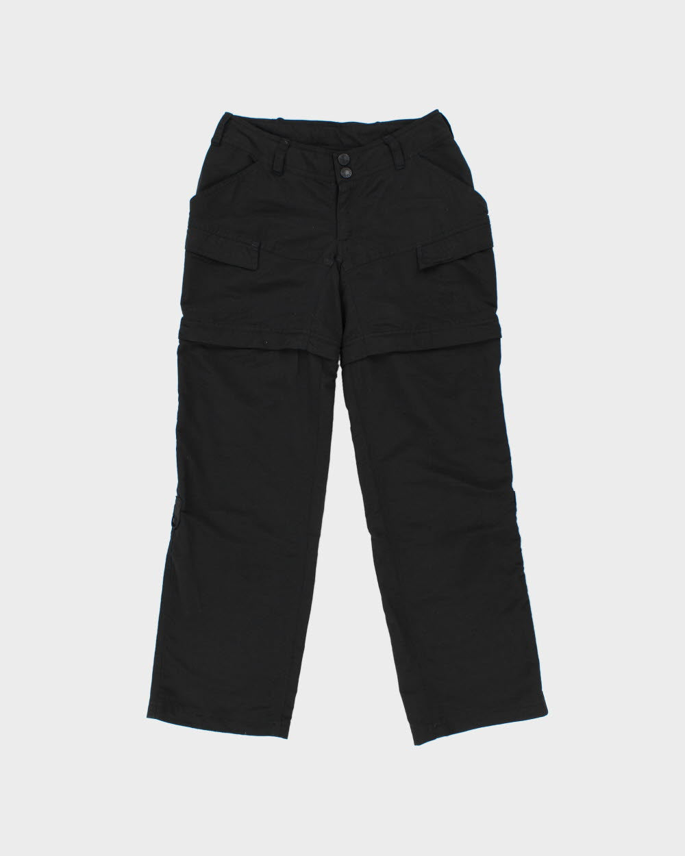 Vintage 2000s The North Face Mid-rise Convertible 2-in-1 Hiking Cargo Trousers - W25 L28