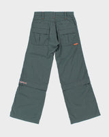 Vintage Y2K 00s Brawd Women's Mid-Rise Canvas Relaxed Fit Bootcut Utility Trousers - W29 L31