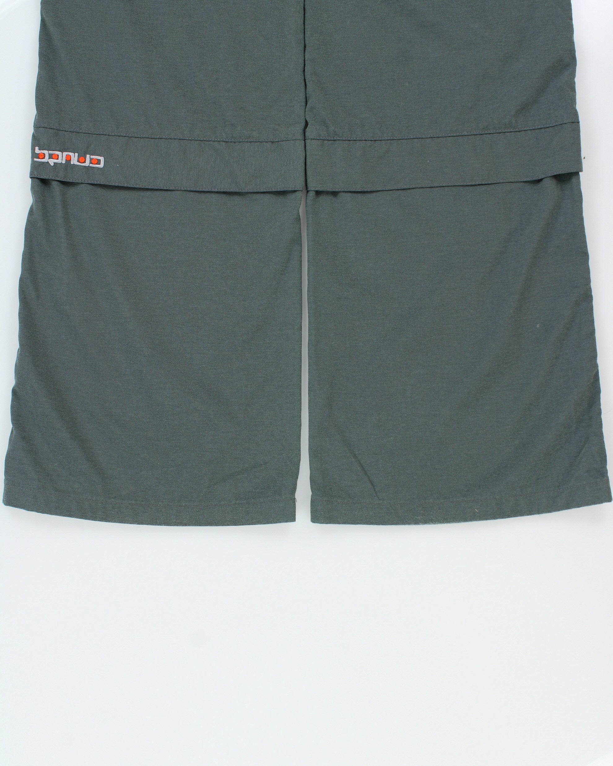Vintage Y2K 00s Brawd Women's Mid-Rise Canvas Relaxed Fit Bootcut Utility Trousers - W29 L31