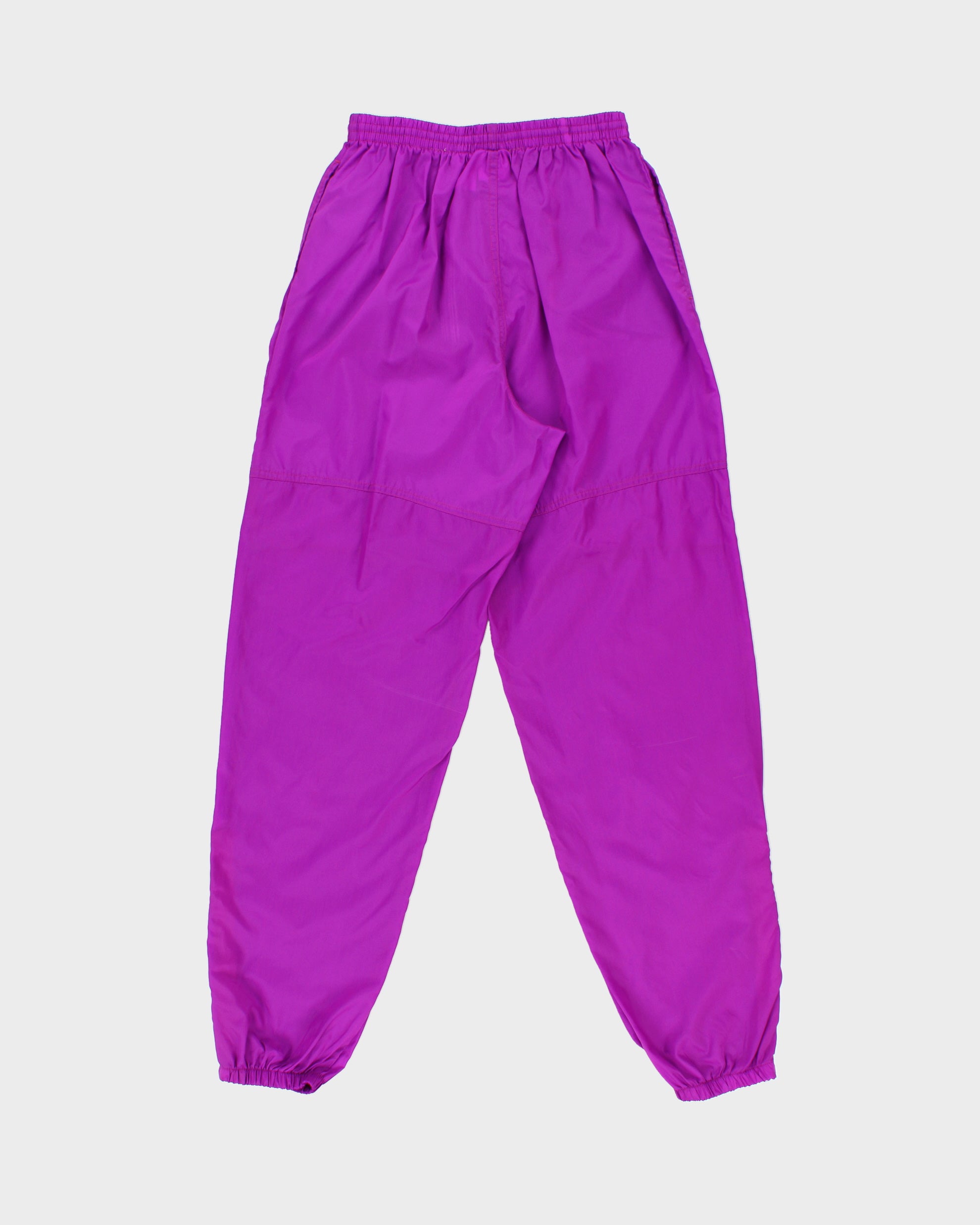 Vintage 1992 Nike Women's Relaxed Fit Elastic Cuff Shell Tracksuit Bottoms - M