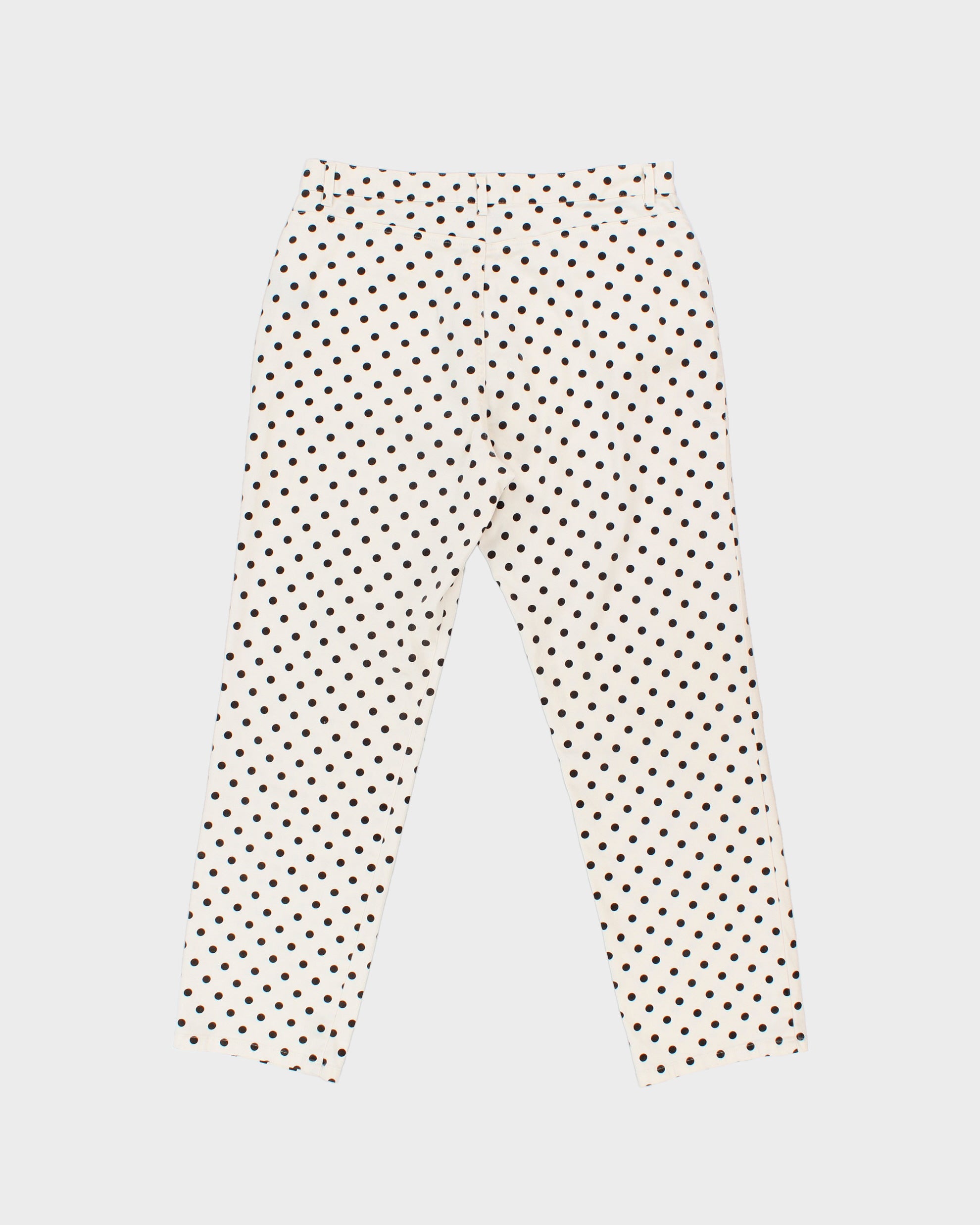 Vintage Y2K 2000s Lauren Ralph Lauren Polka Dot Cropped Trousers