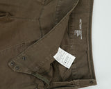 Vintage Arc'teryx Khaki Spadina Women's Linen Blend Low-Rise Relaxed Fit Adjustable Straight Leg Casual Trousers - W28 L32