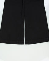 Pilcro Women's Organic High-Rise Wide Leg Flared Canvas Trousers - W28 L30