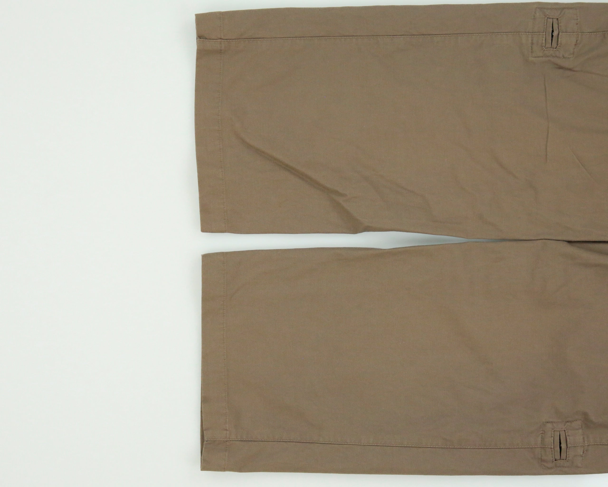 Vintage The North Face Khaki Women's Low-Rise Wide Leg Canvas Hiking Trousers - W27 L31
