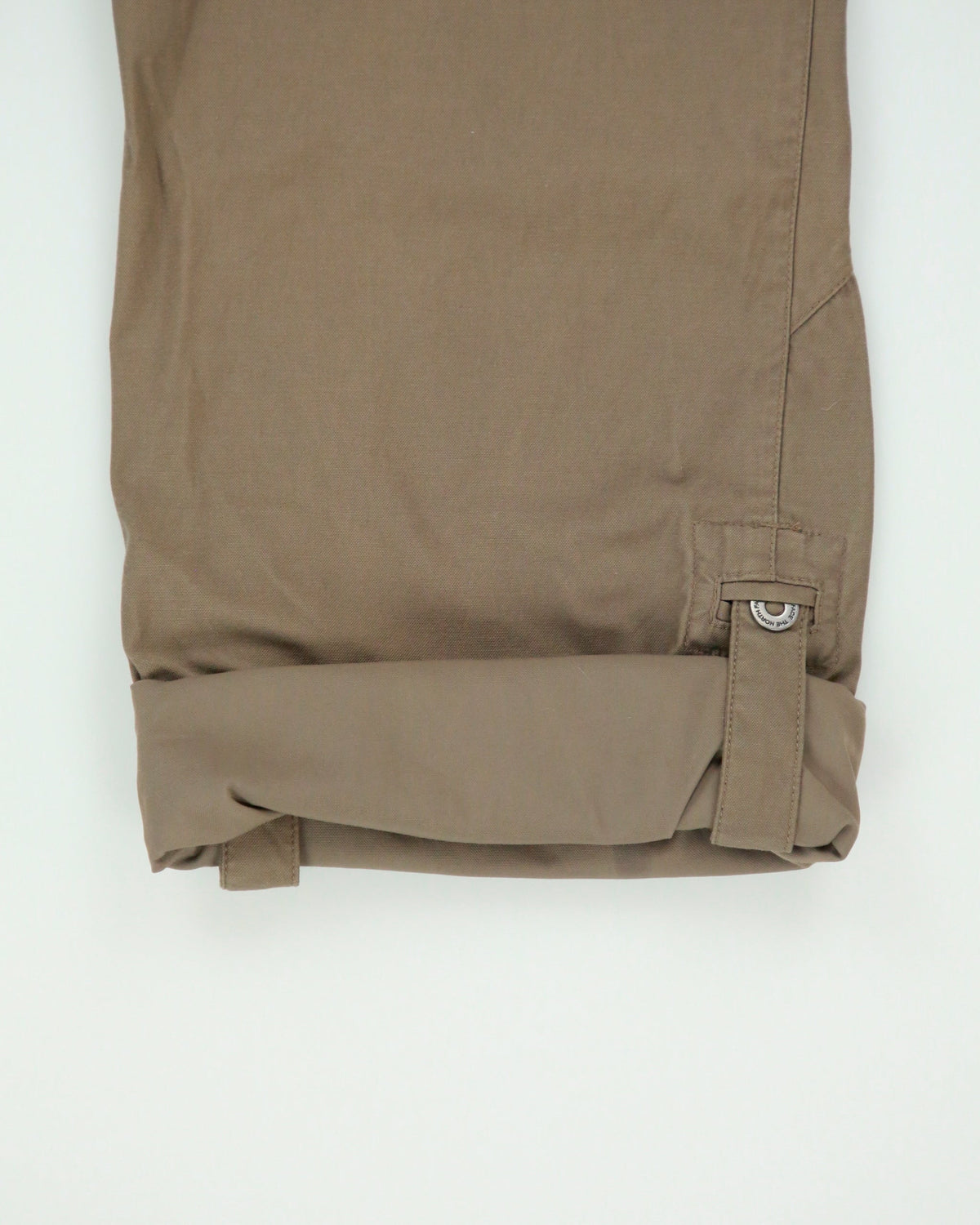 Vintage The North Face Khaki Women's Low-Rise Wide Leg Canvas Hiking Trousers - W27 L31