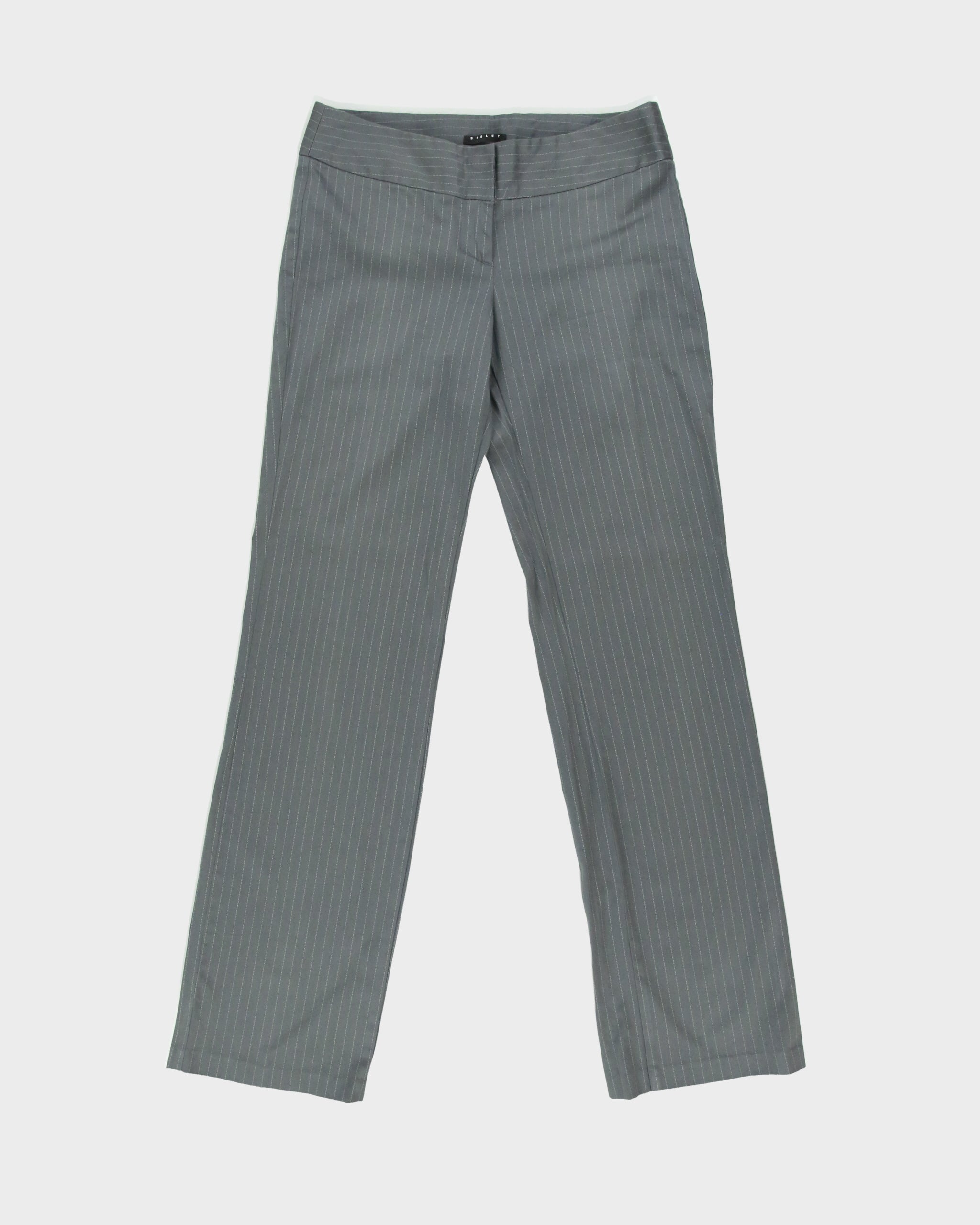Vintage Y2K 2000s Sisley Pinstripe Mid Rise Trousers - W29 L31