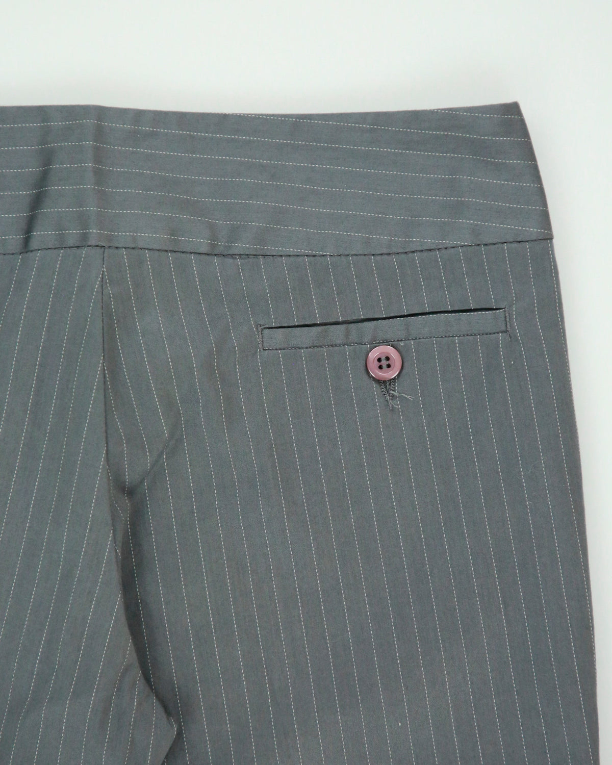 Vintage Y2K 2000s Sisley Pinstripe Mid Rise Trousers - W29 L31
