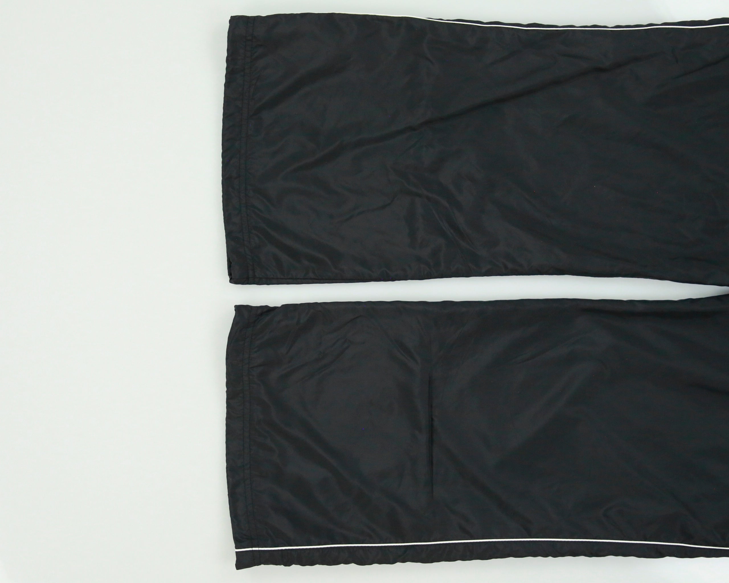Vintage Y2K 00s Nike Athl Dept Women's Low-Rise Soft Shell Wide Leg Adjustable Tracksuit Bottoms - XL