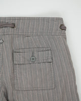 Vintage Y2K 00s Prana Women's Low Rise Striped Relaxed Fit Bootcut Trousers - W32 L32