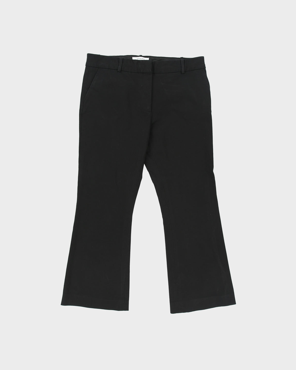 Frame 'Le Crop Mini Boot' Women's Mid Rise Bootcut Trousers - W33 L26