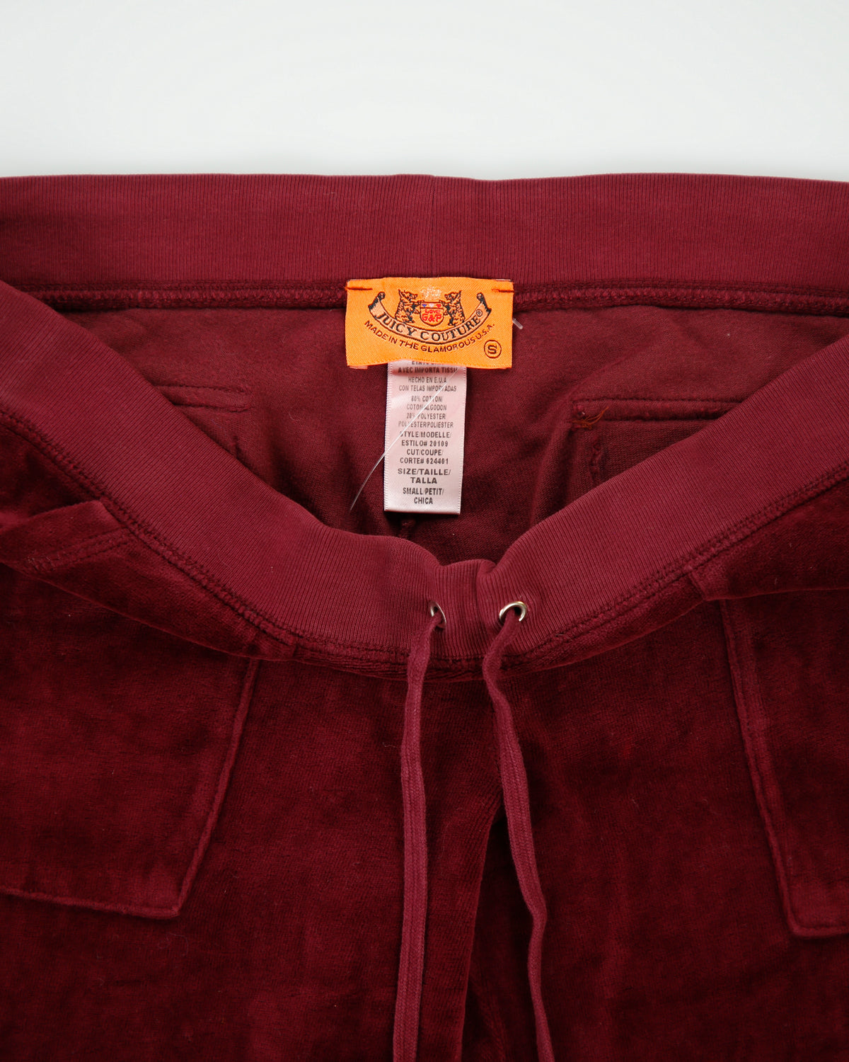 Vintage Y2K 00s Juicy Couture Velour Pocket Tracksuit Bottoms - W32 L32