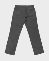 Vintage The North Face Women's Low Rise Charcoal Straight Leg Canvas Denim Trousers - W32 L32
