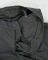Vintage The North Face Women's Low Rise Charcoal Straight Leg Canvas Denim Trousers - W32 L32