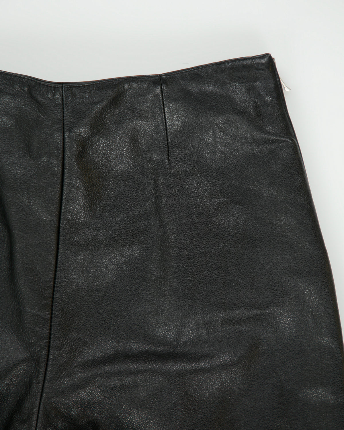 Vintage Y2K 00s Danier Made In Canada Mid Rise Double Side Zip Leather Trousers - W25 L29