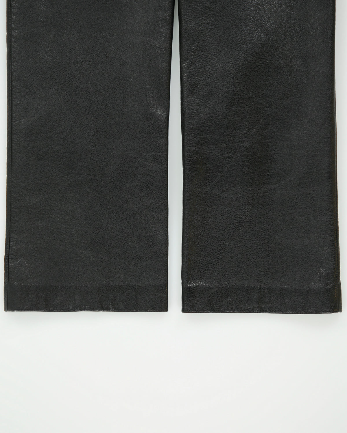 Vintage Y2K 00s Danier Made In Canada Mid Rise Double Side Zip Leather Trousers - W25 L29