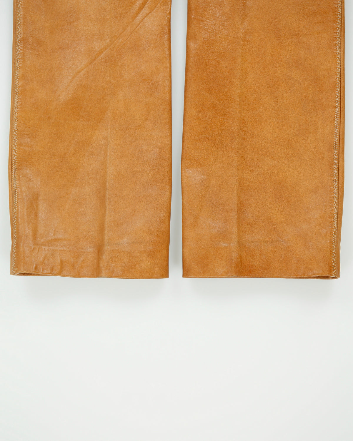 Vintage Y2K 00s Gap Cropped Bootcut Leather Trousers - W28 L27