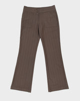 Vintage Y2K 00s Tommy Hilfiger Striped Mid Rise Bootcut Trousers - W32 L32