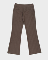 Vintage Y2K 00s Tommy Hilfiger Striped Mid Rise Bootcut Trousers - W32 L32