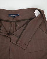 Vintage Y2K 00s Tommy Hilfiger Striped Mid Rise Bootcut Trousers - W32 L32