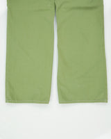 Vintage Y2K Diesel For Females Sage 'Gassy' Mid Rise Contrast Stitch Patch Pocket Wide Leg Bootcut Trousers - W32 L34