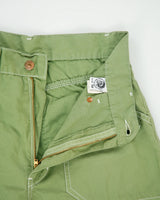 Vintage Y2K Diesel For Females Sage 'Gassy' Mid Rise Contrast Stitch Patch Pocket Wide Leg Bootcut Trousers - W32 L34