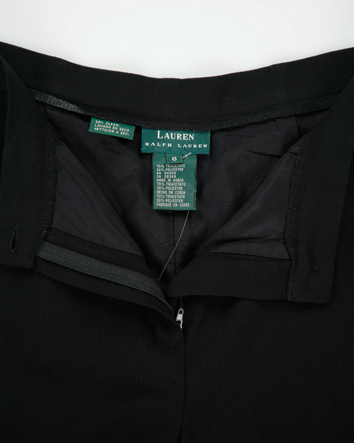 Vintage Y2K 00s Lauren Ralph Lauren LRL Women's High Rise Relaxed Fit Wide Leg Trousers - W28 L30