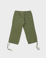 Vintage Y2K 00s Hot Kiss Women's Khaki Low Rise Patch Pocket Relaxed Fit Denim Capri Trousers - W29 L22