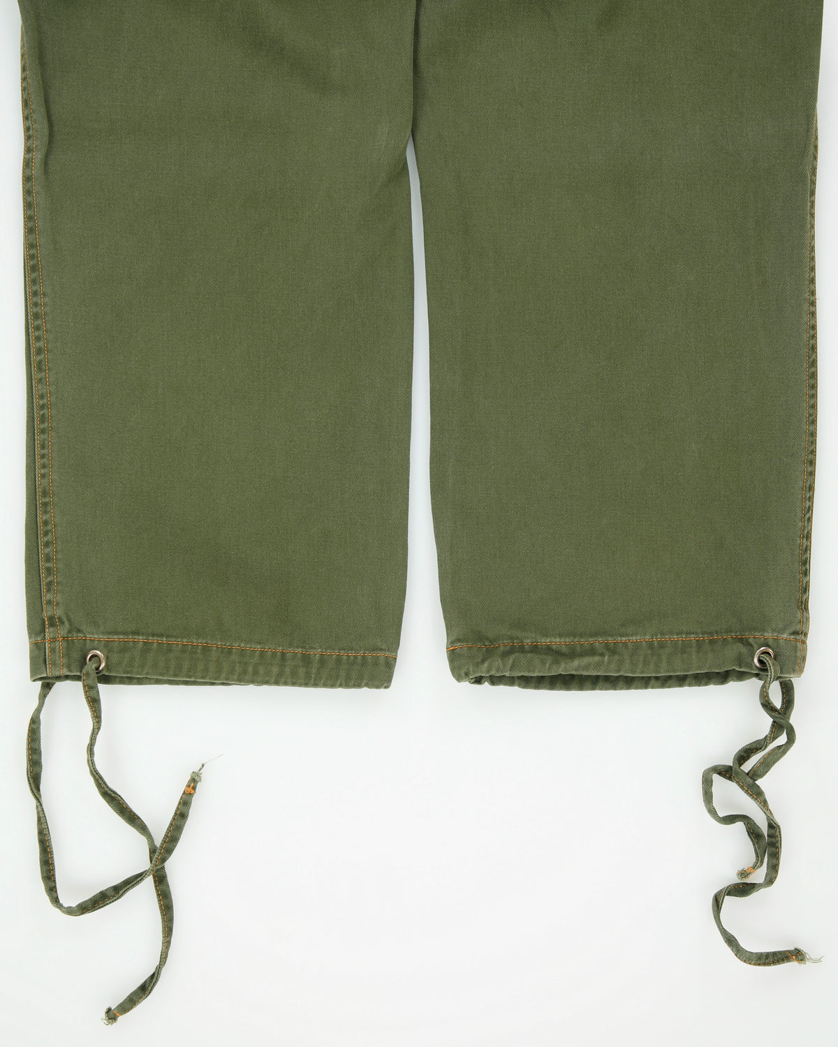 Vintage Y2K 00s Hot Kiss Women's Khaki Low Rise Patch Pocket Relaxed Fit Denim Capri Trousers - W29 L22