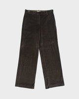 Circolo 1901 Women's Bolla Velour Mid Rise Velour Bootcut Trousers - W30 L31