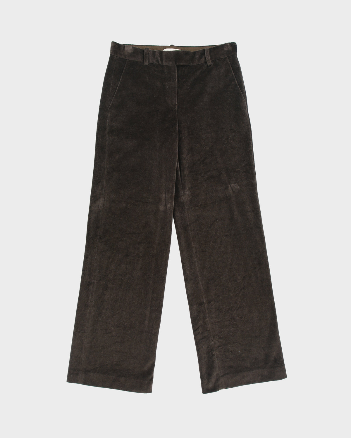 Circolo 1901 Women's Bolla Velour Mid Rise Velour Bootcut Trousers - W30 L31