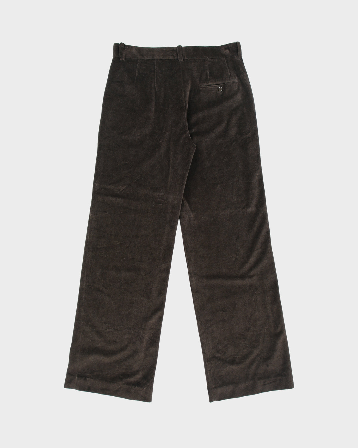 Circolo 1901 Women's Bolla Velour Mid Rise Velour Bootcut Trousers - W30 L31