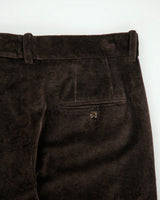 Circolo 1901 Women's Bolla Velour Mid Rise Velour Bootcut Trousers - W30 L31