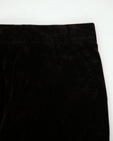 Vintage Y2K 00s Theory Women's Low Rise Velvet Made In USA Flared Trousers - W32 L33