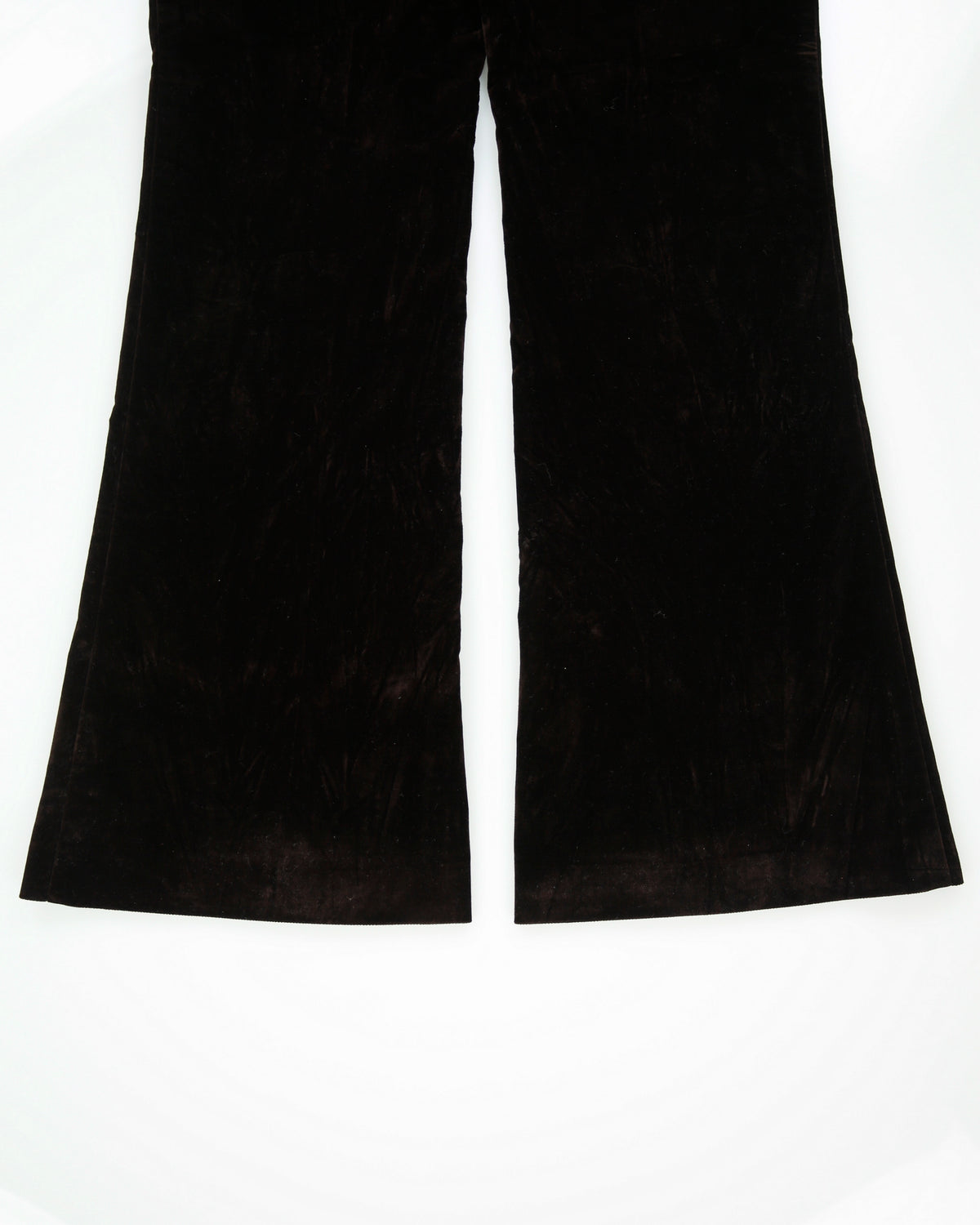 Vintage Y2K 00s Theory Women's Low Rise Velvet Made In USA Flared Trousers - W32 L33