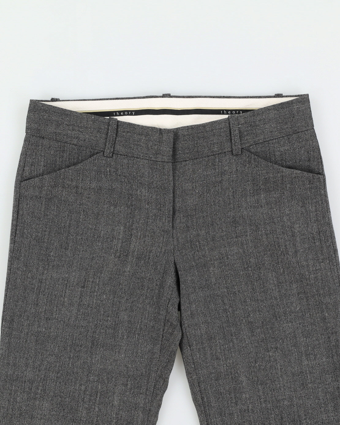 Theory Women's Grey Wool Suit Trousers - W31