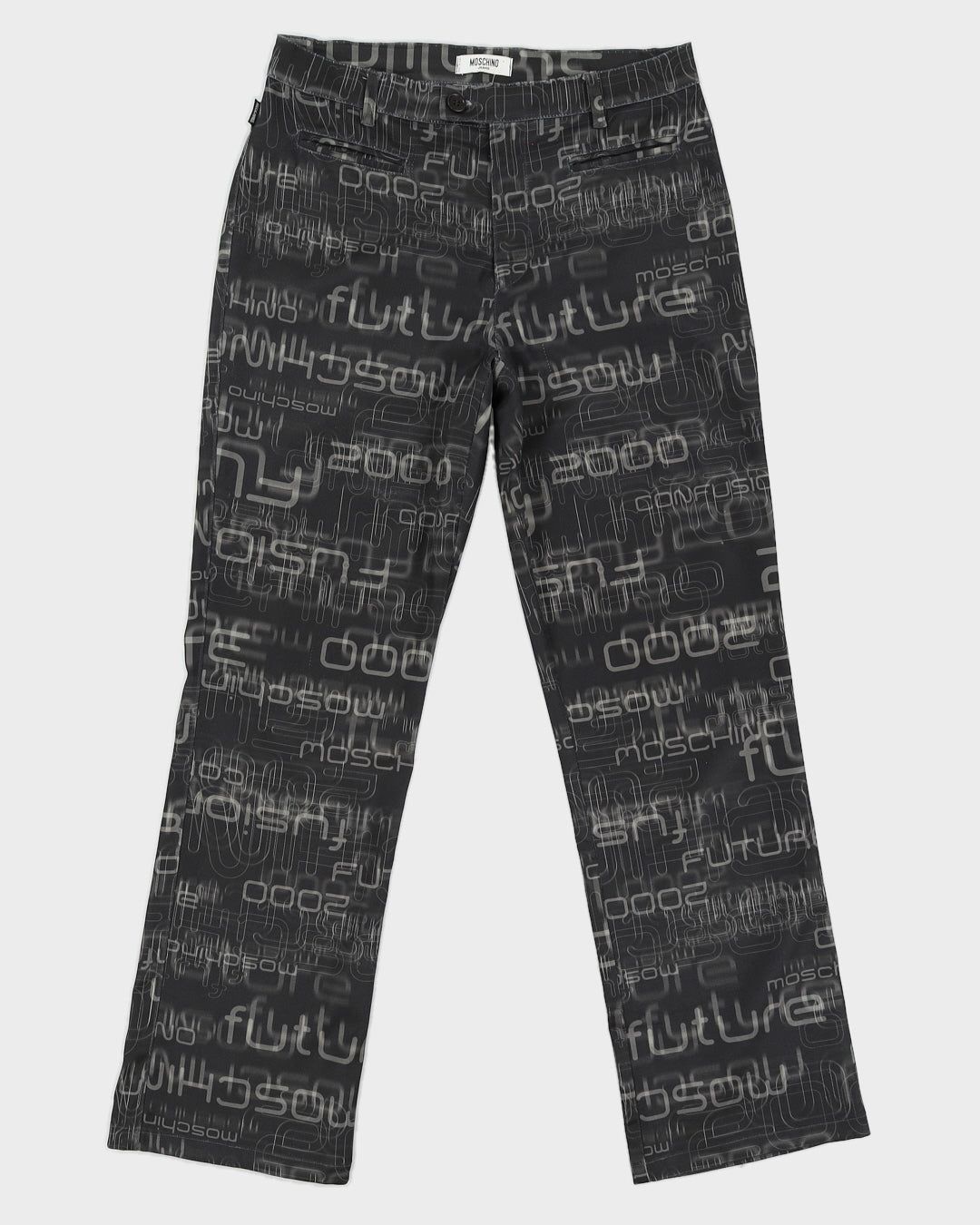 Y2K 00s Moschino Jeans Future 2000 Trousers - W30